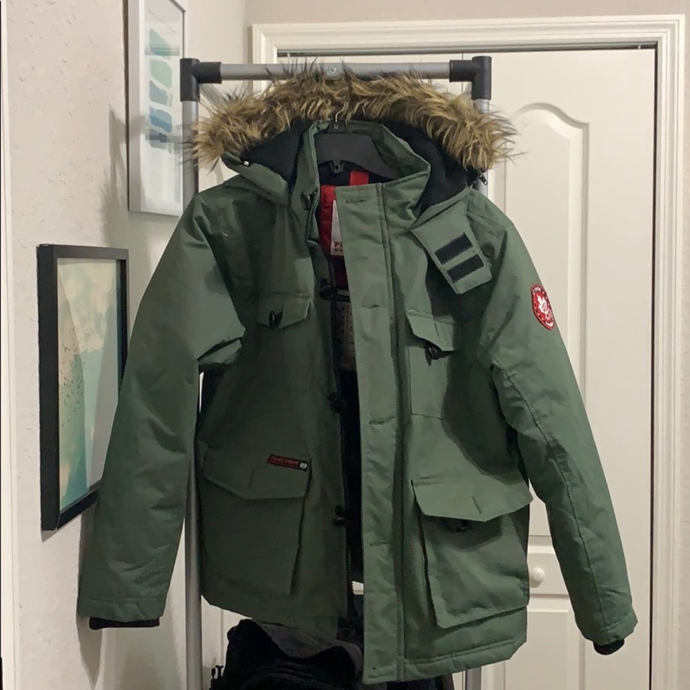 2 Big boy snow jackets (heavy duty) Sz 14-16